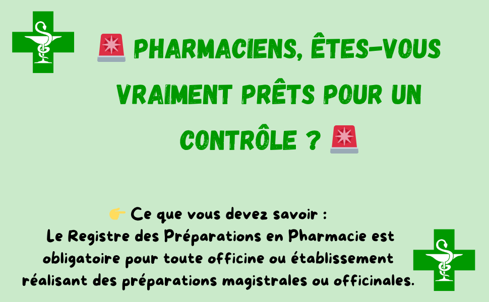 Registre des préparations en pharmacie