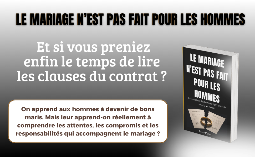 Le mariage n'est pas fait pour les hommes